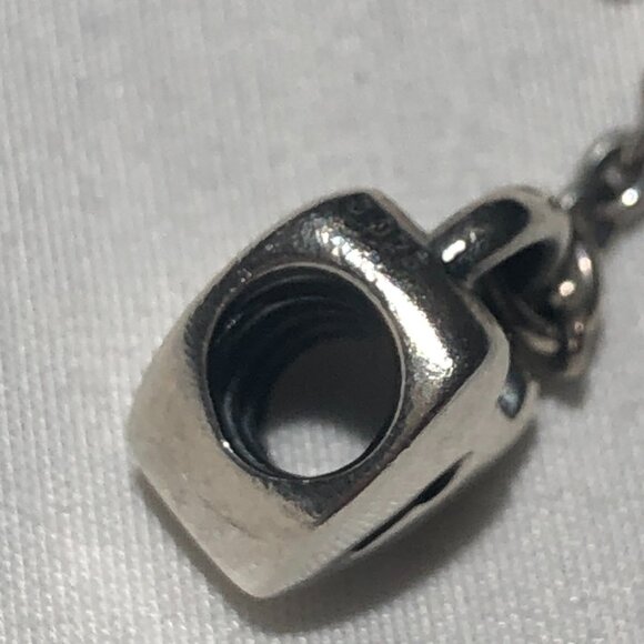 Pandora Key To My Heart Lock Charm RETIRED ALE 925 #790971 Sterling Valentines - Picture 7 of 8